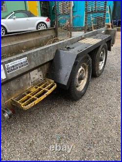 Used 1.5 ton 8x4 ifor williams trailers plant trailer