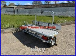 Used 2025 Debon Single Side Loading Bike Motorcycle Trailer Compact Transverse