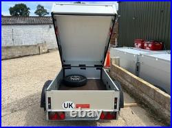 Used Anssems GT500151 Hard Top Camping Aluminium Trailer 500kg 1.51m x 1m Bed