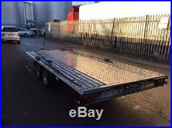 Used BORO Car Transporter Trailer Recovery Tilt bed 2700kg GVW 4.5 m long