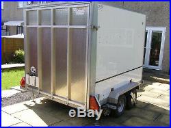 Used Box Trailer with full width loading ramp