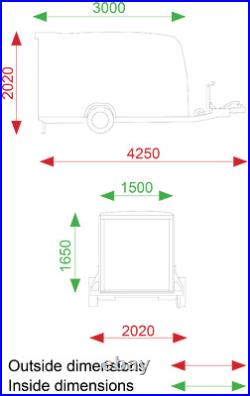Used Debon 1300 Braked 10ft Box Van Motorcycle Trailer 1300KG MGW NO VAT Used Debon 1300 Braked 10ft Box Van Motorcycle Trailer 1300KG MGW NO VAT
