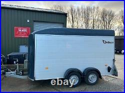 Used Debon C500XL Box Van Trailer 2600KG MGW Side Door + Ramped Tailgate