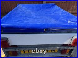 Used ERDE 102 Tipper Trailer Single Axel Robust Reliable Jockey WaterproofCover Used ERDE 102 Tipper Trailer Single Axel Robust Reliable Jockey WaterproofCover