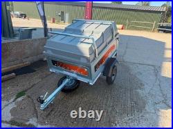 Used Erde 122 Small Camping Trailer With Lockable ABS Lid & Roof Bars NO VAT