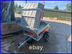 Used Erde 122 Small Camping Trailer With Lockable ABS Lid & Roof Bars NO VAT