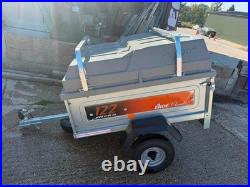 Used Erde 122 Small Camping Trailer With Lockable ABS Lid & Roof Bars NO VAT