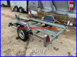 Used Erde CH451 Double Bike Motorcyle Trailer NO VAT 2 Bike Rails