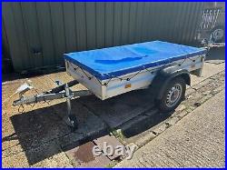 Used Humbaur Camping Utility Trailer 750kg MGW 6ft x 3.5ft Bed NO VAT