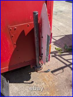 Used Red Box Trailer with Ladder Rack and Roller Shutter Door trailer Used Red Box Trailer with Ladder Rack and Roller Shutter Door trailer