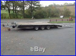 Used Secondhand 3500kg Tri axle Car Transporter Trailer