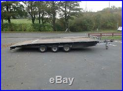 Used Secondhand 3500kg Tri axle Car Transporter Trailer