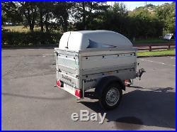 Used/Secondhand Brenderup 1150s camping trailer- double sides & ABS plastic lid