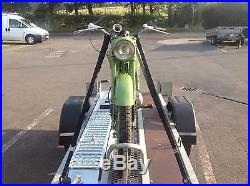 Used/Secondhand Heavy Duty Motorbike Trailer-Goldwing/Harley/Scooter Motorhome