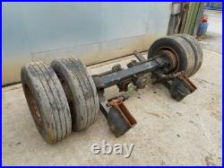 Used Step Trailer Single Wagon Axle C/w Wheels & Tyres