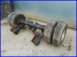 Used Step Trailer Single Wagon Axle C/w Wheels & Tyres