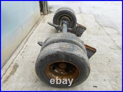 Used Step Trailer Single Wagon Axle C/w Wheels & Tyres