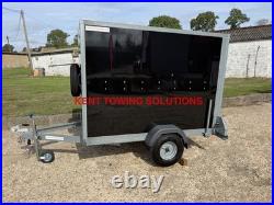 Used Tickners GP755 7 x 5 x 5ft Box Van Trailer 750KG MGW IN BLACK NO VAT