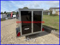 Used Tickners GP755 7 x 5 x 5ft Box Van Trailer 750KG MGW IN BLACK NO VAT