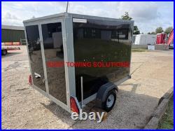 Used Tickners GP755 7 x 5 x 5ft Box Van Trailer 750KG MGW IN BLACK NO VAT Used Tickners GP755 7 x 5 x 5ft Box Van Trailer 750KG MGW IN BLACK NO VAT