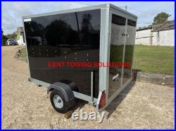 Used Tickners GP755 7 x 5 x 5ft Box Van Trailer 750KG MGW IN BLACK NO VAT