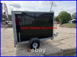 Used Tickners GP755 7 x 5 x 5ft Box Van Trailer 750KG MGW IN BLACK NO VAT