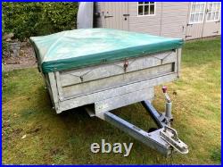 Used Westbroom galvanised car trailer 7 x 5ft. In good condition Used Westbroom galvanised car trailer 7 x 5ft. In good condition