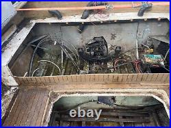 Used fishing boat and trailer project no engine