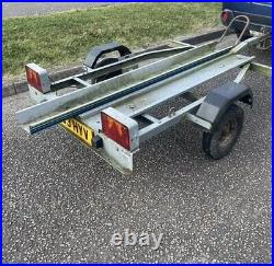 Used single motorcycle trailer