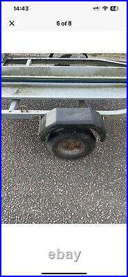 Used single motorcycle trailer