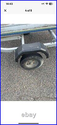 Used single motorcycle trailer