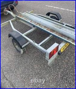 Used single motorcycle trailer