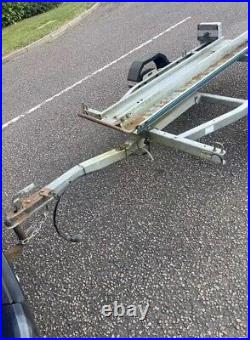 Used single motorcycle trailer