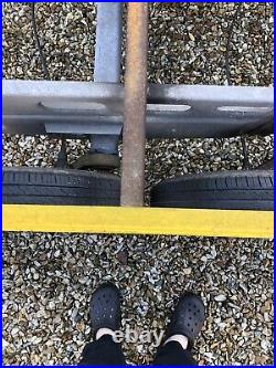Used ton ish car trailer beaver tail 13ftx6.6ft C O C Just Req s Boarding £625