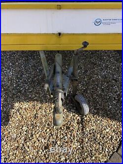 Used ton ish car trailer beaver tail 13ftx6.6ft C O C Just Req s Boarding £625