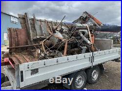 Used twin axle Braked box trailer