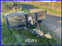 Used twin axle trailer Plant Car Transporter Ifor Williams