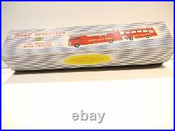 VINTAGE DINKY SUPERTOYS 983 CAR CARRIER AND TRAILER WITH BOX inserts