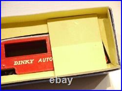 VINTAGE DINKY SUPERTOYS 983 CAR CARRIER AND TRAILER WITH BOX inserts