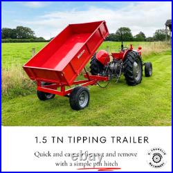 Versatile & Easy-to-Use 1.5tn Tipping Trailer