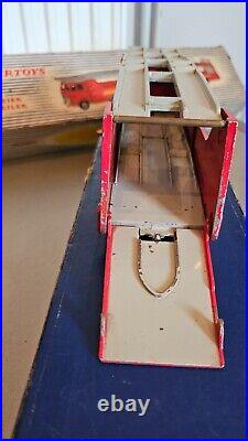 Vintage Dinky Supertoy No. 983 Car Carrier with Trailer Rare Boxed