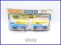 Vintage Matchbox Superfast TP-1 Mercedes LP Truck & Trailer IMS Blue Sealed