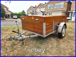 Vintage wooden sided camping trailer + lid (metal frame) 6'6x4' very handsome Vintage wooden sided camping trailer + lid (metal frame) 6'6x4' very handsome