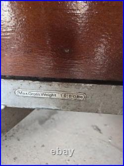 Vintage wooden sided camping trailer + lid (metal frame) 6'6x4' very handsome Vintage wooden sided camping trailer + lid (metal frame) 6'6x4' very handsome