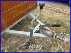 Vintage wooden sided camping trailer + lid (metal frame) 6'6x4' very handsome Vintage wooden sided camping trailer + lid (metal frame) 6'6x4' very handsome
