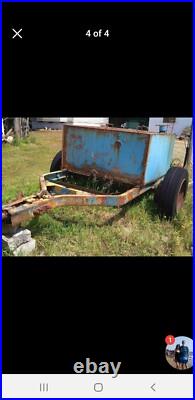 Water bowser on trailer