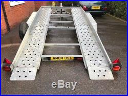 Wessex Trailers 2600KG Tilt Bed Car Trailer Twin Axle Great condition