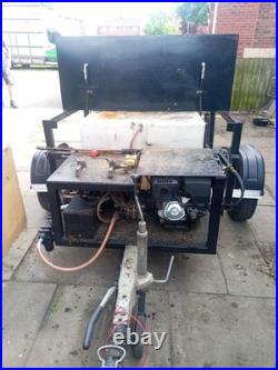Wheelie Bin Cleaning Trailer