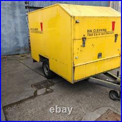 Wheelie Bin Trailer 8ft x 5ft Cleaning Trailer Electrics Water Wheelie Bin Trailer 8ft x 5ft Cleaning Trailer Electrics Water
