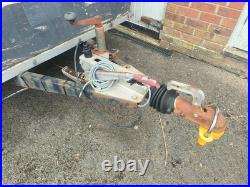 White Roller Shutter Box Trailer Twin Axle